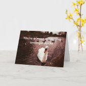 ハッピーバースデーの冗談カード カード (黄色い花)