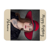 ハッピーバースデーの写真の磁石 マグネット (横)