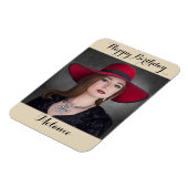 ハッピーバースデーの写真の磁石 マグネット (左側)