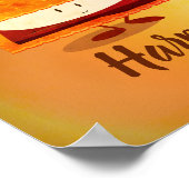 ハッピーバースデーの名前のポスター ポスター (角)