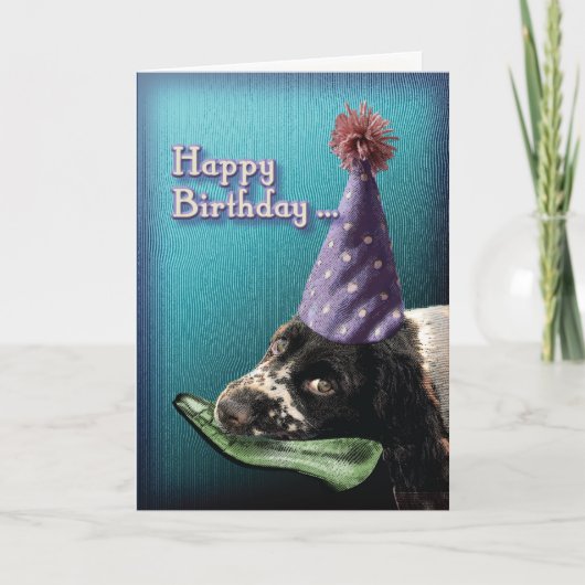 ハッピーバースデーの咀嚼の靴…. カード (正面)