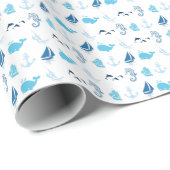 ハッピーバースデーの夏の版包装紙 ラッピングペーパー (ロールコーナー)