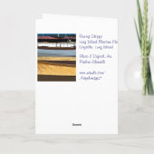 ハッピーバースデーの大尉! カード (裏面)