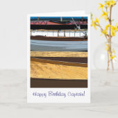 ハッピーバースデーの大尉! カード (黄色い花)