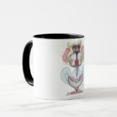 ハッピーバースデーの大統領325のmlの信号器のマグ マグカップ (正面左)