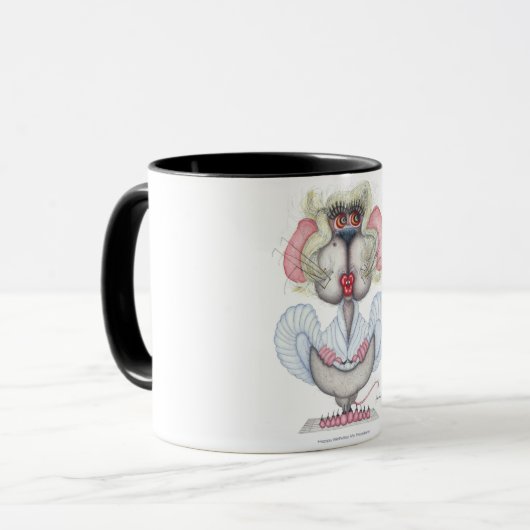 ハッピーバースデーの大統領325のmlの信号器のマグ マグカップ (正面左)