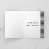 ハッピーバースデーの夫カード カード (内部)