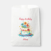 ハッピーバースデーの妹パーソナライズされた フェイバーバッグ (正面)