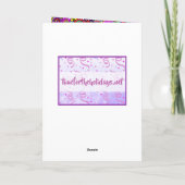 ハッピーバースデーの妹素晴らしへ カード (裏面)