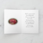 ハッピーバースデーの姉妹の挨拶状 カード (内部)