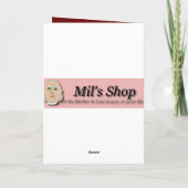 ハッピーバースデーの娘グリーティングカー… カード (裏面)