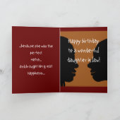 ハッピーバースデーの娘グリーティングカー… カード (内部)