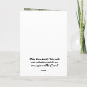 ハッピーバースデーの娘 カード (裏面)