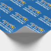 ハッピーバースデーの孫のカスタムな包装紙 ラッピングペーパー (角)