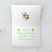 ハッピーバースデーの孫娘 カード (内部)