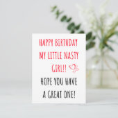 ハッピーバースデーの小扱いにく娘 シーズンカード (スタンド正面)