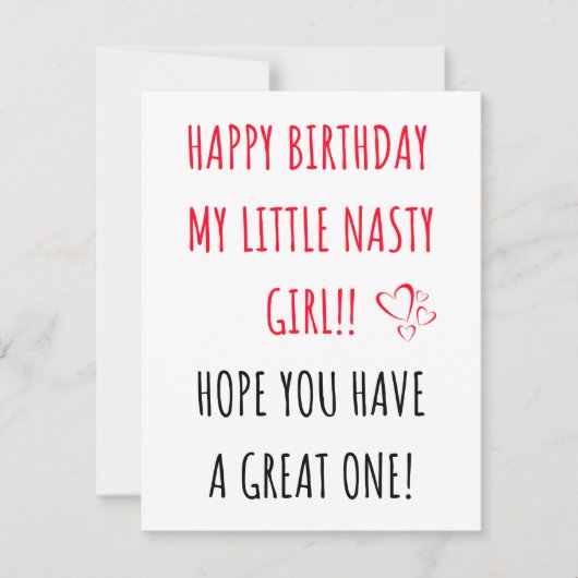 ハッピーバースデーの小扱いにく娘 シーズンカード (正面)