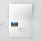 ハッピーバースデーの山頂カード カード (内部)