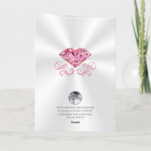 ハッピーバースデーの希望と写真のアップロードと名前、 カード (裏面)