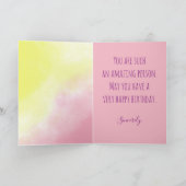 ハッピーバースデーの希望 カード (内部)