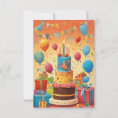 ハッピーバースデーの希望 サンキューカード (裏面)