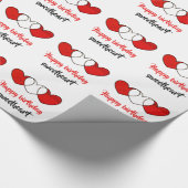 ハッピーバースデーの恋人の包装紙 ラッピングペーパー (角)