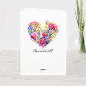 ハッピーバースデーの恋人 カード (裏面)