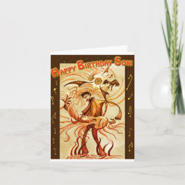 ハッピーバースデーの息子! カード