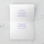 ハッピーバースデーの息子 カード (内部)