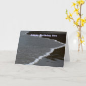 ハッピーバースデーの息子 カード (黄色い花)