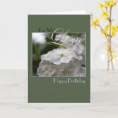 ハッピーバースデーの愛 カード (黄色い花)