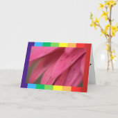 ハッピーバースデーの折り畳みカード(写真ユニーク) カード (黄色い花)