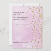 ハッピーバースデーの招待状 招待状 (裏面)