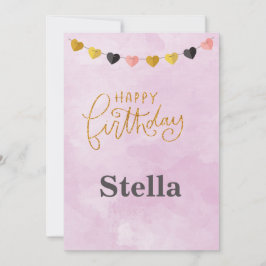 ハッピーバースデーの招待状 招待状