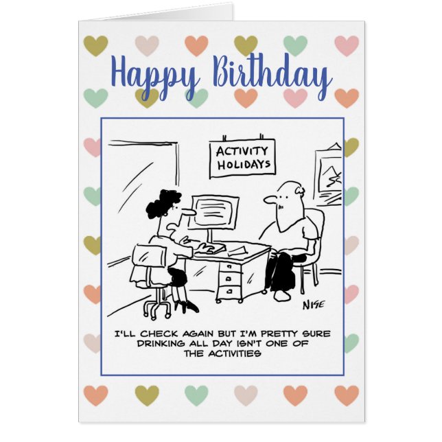 ハッピーバースデーの旅行代理店のテーマ (正面)