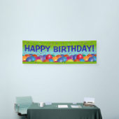 ハッピーバースデーの旗#3 横断幕 (トレードショー)