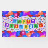 ハッピーバースデーの旗#6 横断幕 (横)