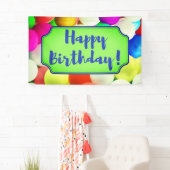 ハッピーバースデーの旗#7 横断幕 (インサイチュ)