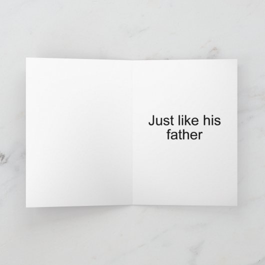 ハッピーバースデーの母から義理の娘まで カード (内部)