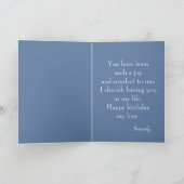 ハッピーバースデーの水彩テーマ シーズンカード (内部)