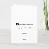 ハッピーバースデーの汚れた女の子 カード (裏面)