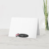 ハッピーバースデーの泡 – ピンクのグリーティングカード カード (裏面)