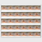 ハッピーバースデーの火球の打撃の包装紙 ラッピングペーパー (フラット)