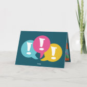 ハッピーバースデーの爆発 カード (裏面)