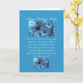 ハッピーバースデーの父 カード (黄色い花)