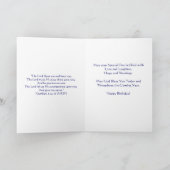 ハッピーバースデーの牧師の妻BF カード (内部)