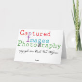 ハッピーバースデーの白い猫 カード (裏面)