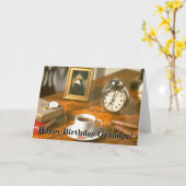 ハッピーバースデーの祖父1 カード (黄色い花)