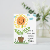 ハッピーバースデーの祖父 ポストカード (スタンド正面)