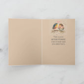 ハッピーバースデーの素晴感謝していらしい友よ神よ カード (内部)